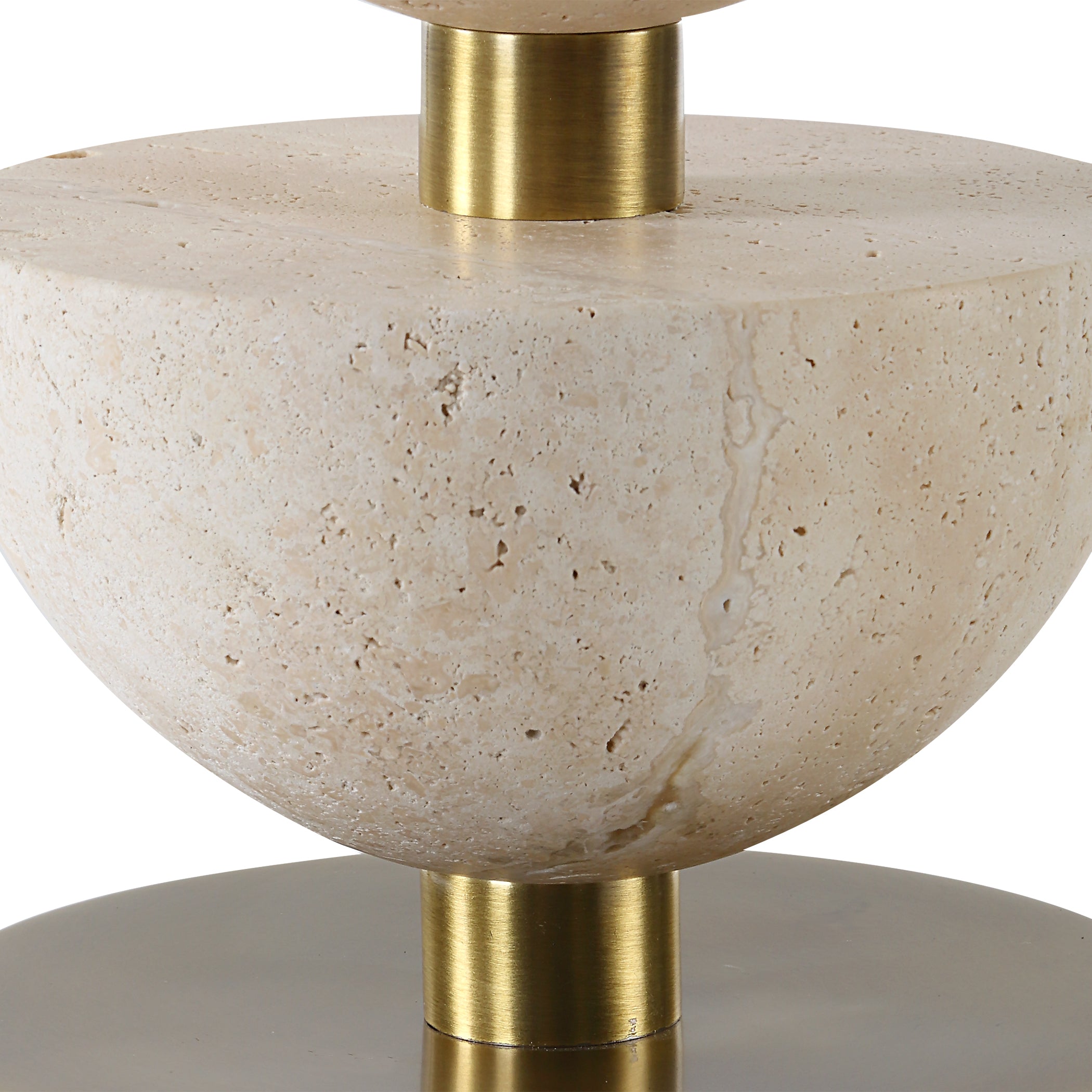 Uttermost Lighting Uttermost Hemisphere Travertine Table Lamp