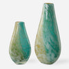 Uttermost Home Decor Uttermost High Tide Glass Vases, S/2