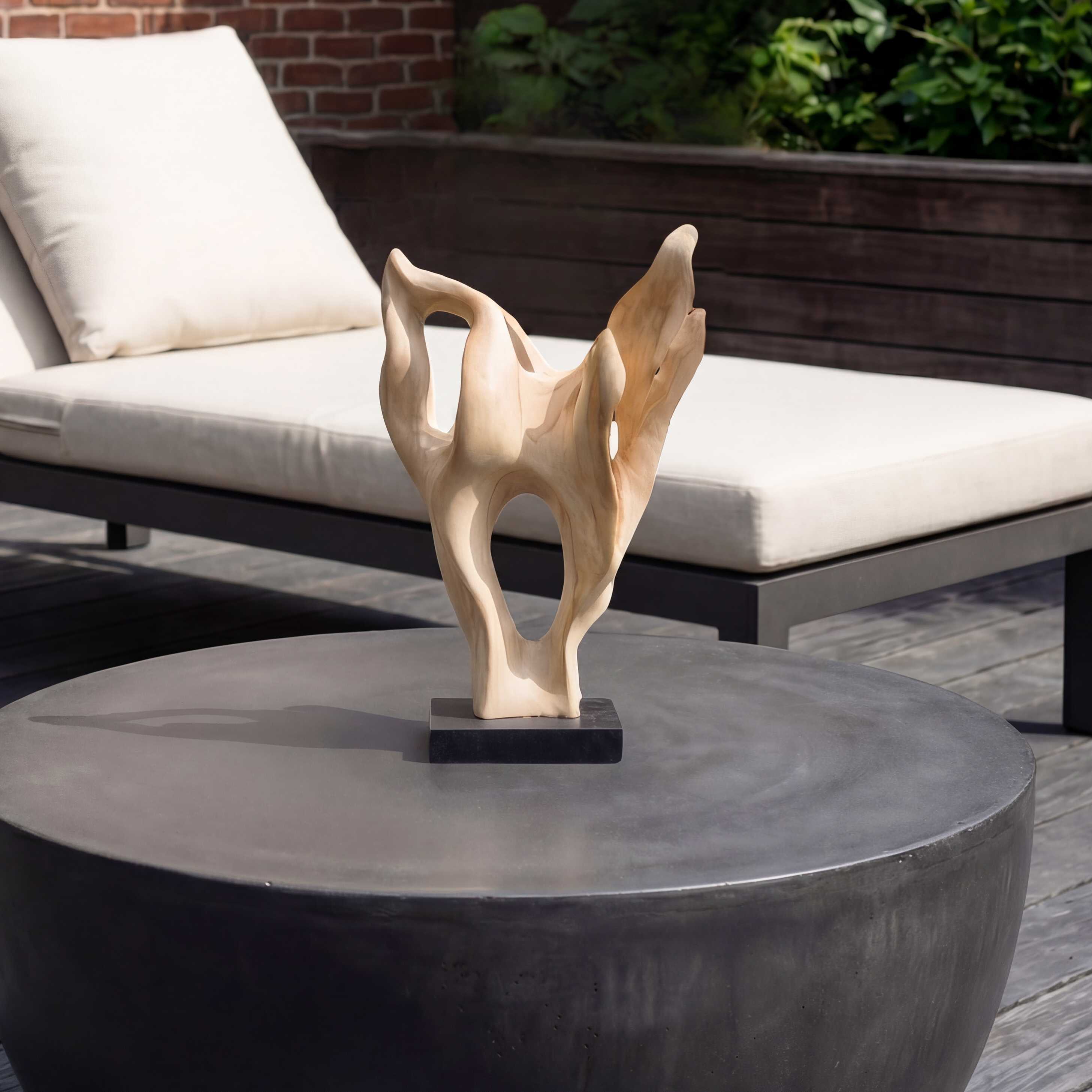 Uttermost Home Decor Uttermost Hollow Form Indoor-Outdoor Teak Sculpture