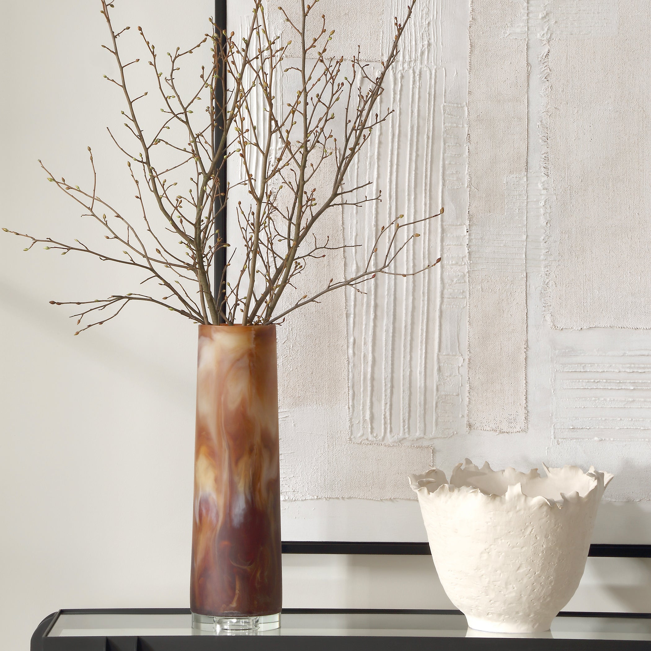 Uttermost Home Decor Uttermost Iced Mocha, Vase