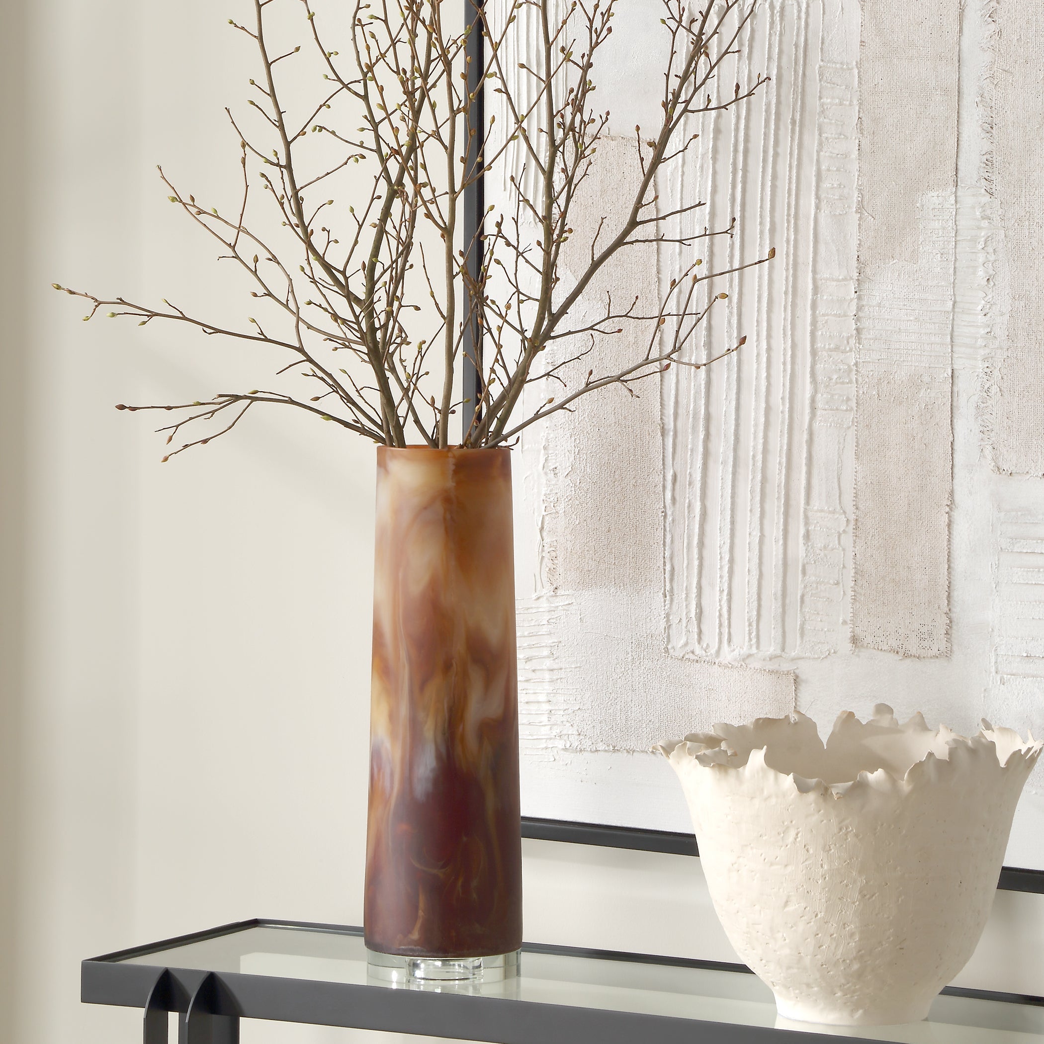 Uttermost Home Decor Uttermost Iced Mocha, Vase