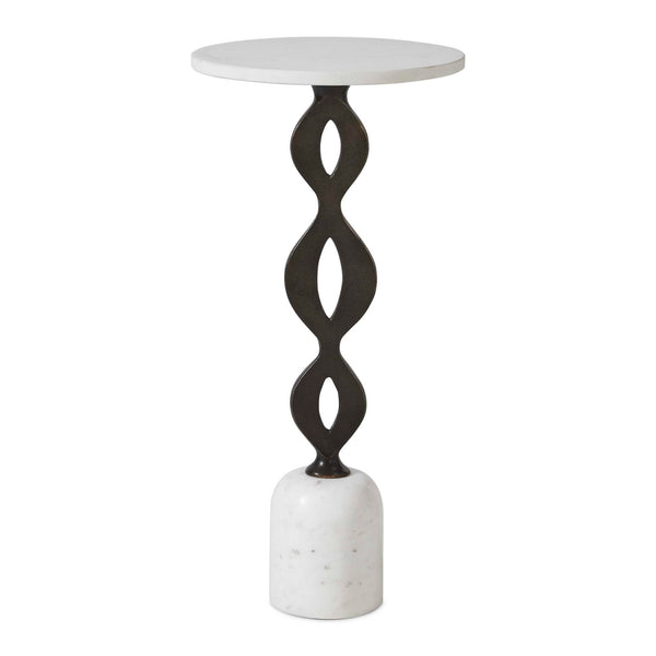 Uttermost Furniture Uttermost Ila Round White Drink Table