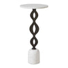 Uttermost Furniture Uttermost Ila Round White Drink Table