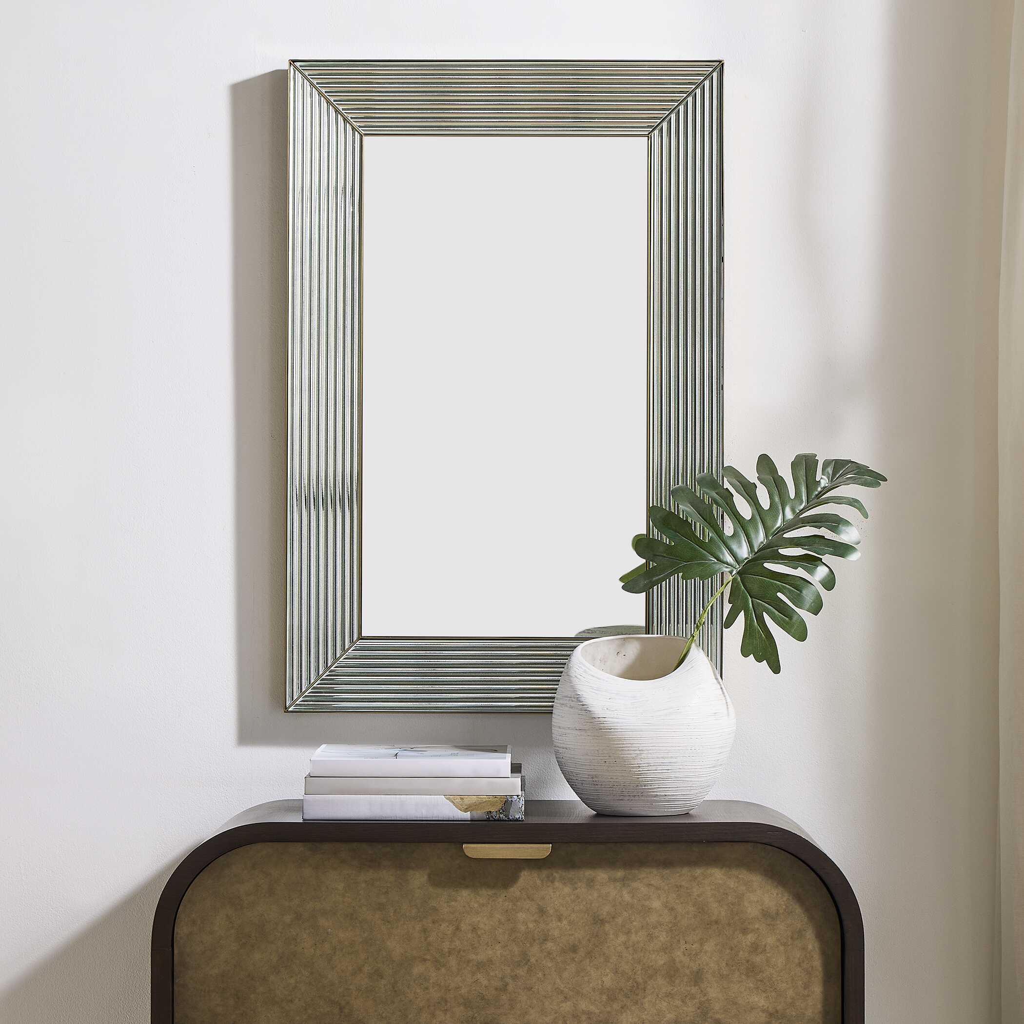 Uttermost Home Decor Uttermost Illuminate Antique Brass Mirror