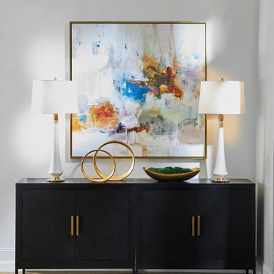 Uttermost Home Motor Freight - To be Quoted Uttermost In The Beginning Framed Abstract Art