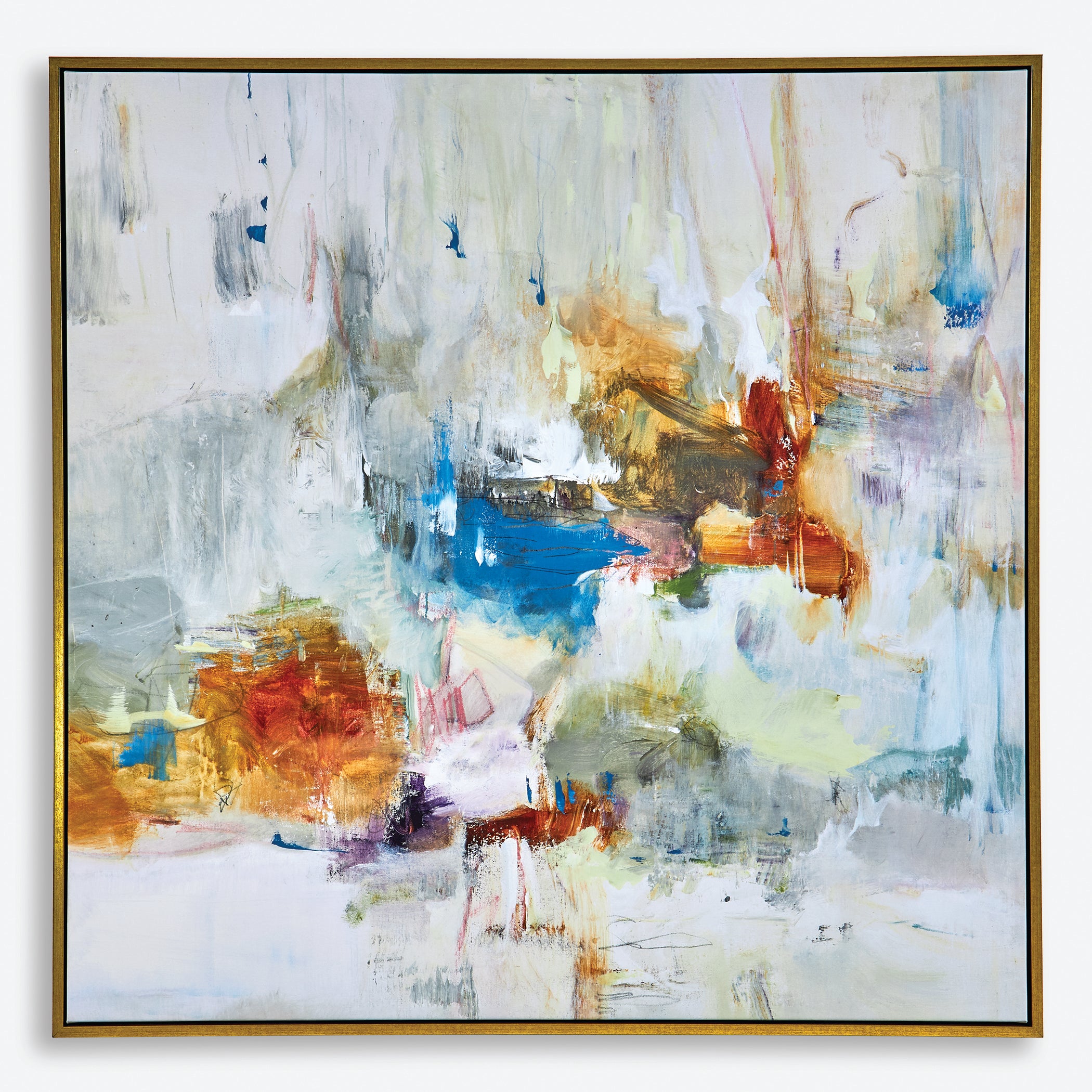 Uttermost Home Motor Freight - To be Quoted Uttermost In The Beginning Framed Abstract Art