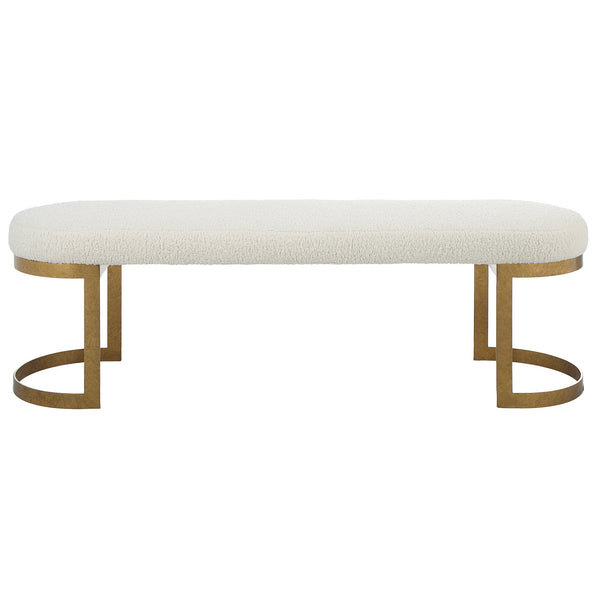 Uttermost Home Decor Uttermost Infinity Gold Bench
