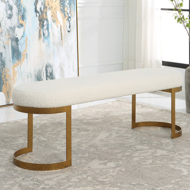 Uttermost Home Decor Uttermost Infinity Gold Bench