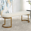 Uttermost Home Decor Uttermost Infinity Gold Bench