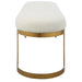 Uttermost Home Decor Uttermost Infinity Gold Bench