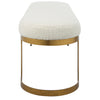 Uttermost Home Decor Uttermost Infinity Gold Bench
