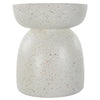 Uttermost Home Uttermost Inhale Cast White Accent Table
