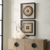 Uttermost Home Decor Uttermost Intertwine Knit Paper Shadow Box, S/2