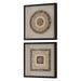 Uttermost Home Decor Uttermost Intertwine Knit Paper Shadow Box, S/2