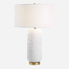 Uttermost Lighting Uttermost Iona White Glaze Table Lamp