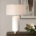 Uttermost Lighting Uttermost Iona White Glaze Table Lamp