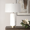 Uttermost Lighting Uttermost Iona White Glaze Table Lamp