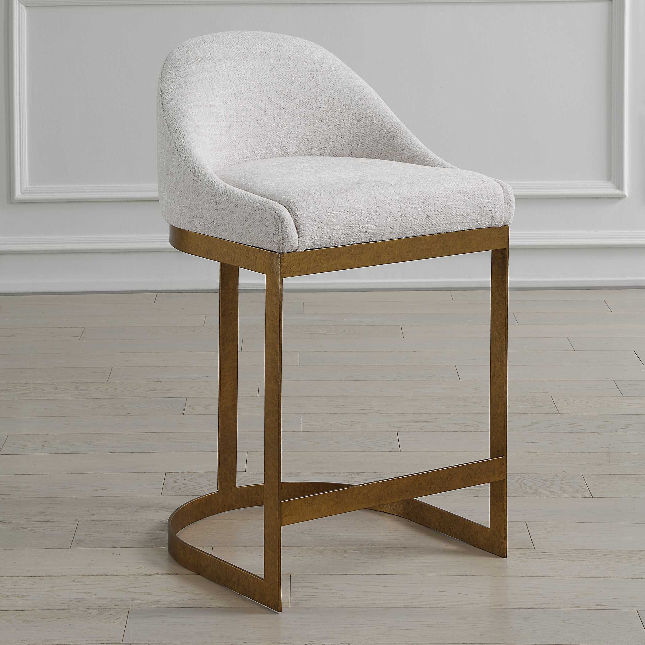 Uttermost Furniture Uttermost Ira Ivory Counter Stool