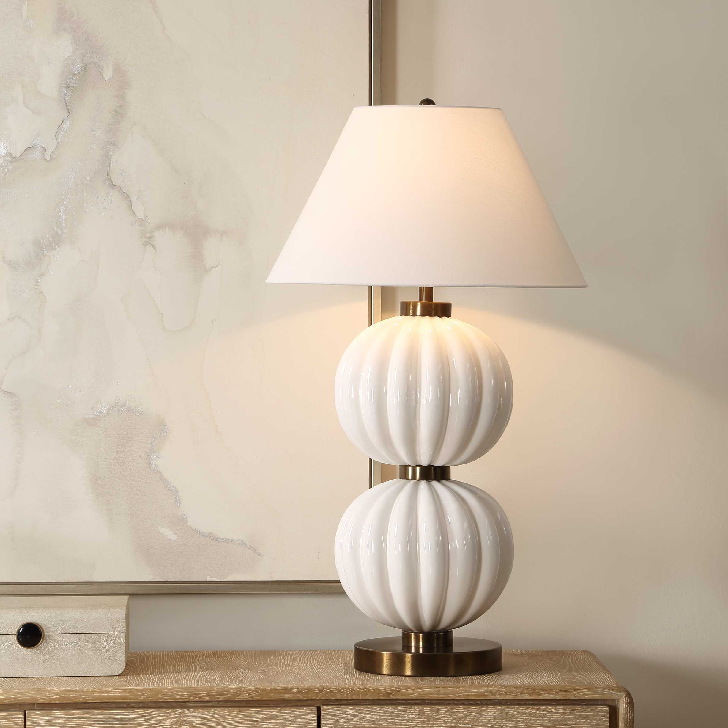 Uttermost Uttermost Irena White Sphere Table Lamp