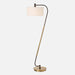 Uttermost Lighting Uttermost Irwin Curved Brass Floor Lamp