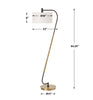 Uttermost Lighting Uttermost Irwin Curved Brass Floor Lamp