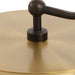 Uttermost Lighting Uttermost Irwin Curved Brass Floor Lamp