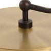 Uttermost Lighting Uttermost Irwin Curved Brass Floor Lamp