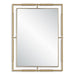 Uttermost Home Decor Uttermost It's All Connected Rectangle Brass Mirror