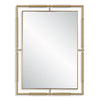 Uttermost Home Decor Uttermost It's All Connected Rectangle Brass Mirror