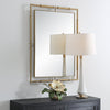 Uttermost Home Decor Uttermost It's All Connected Rectangle Brass Mirror
