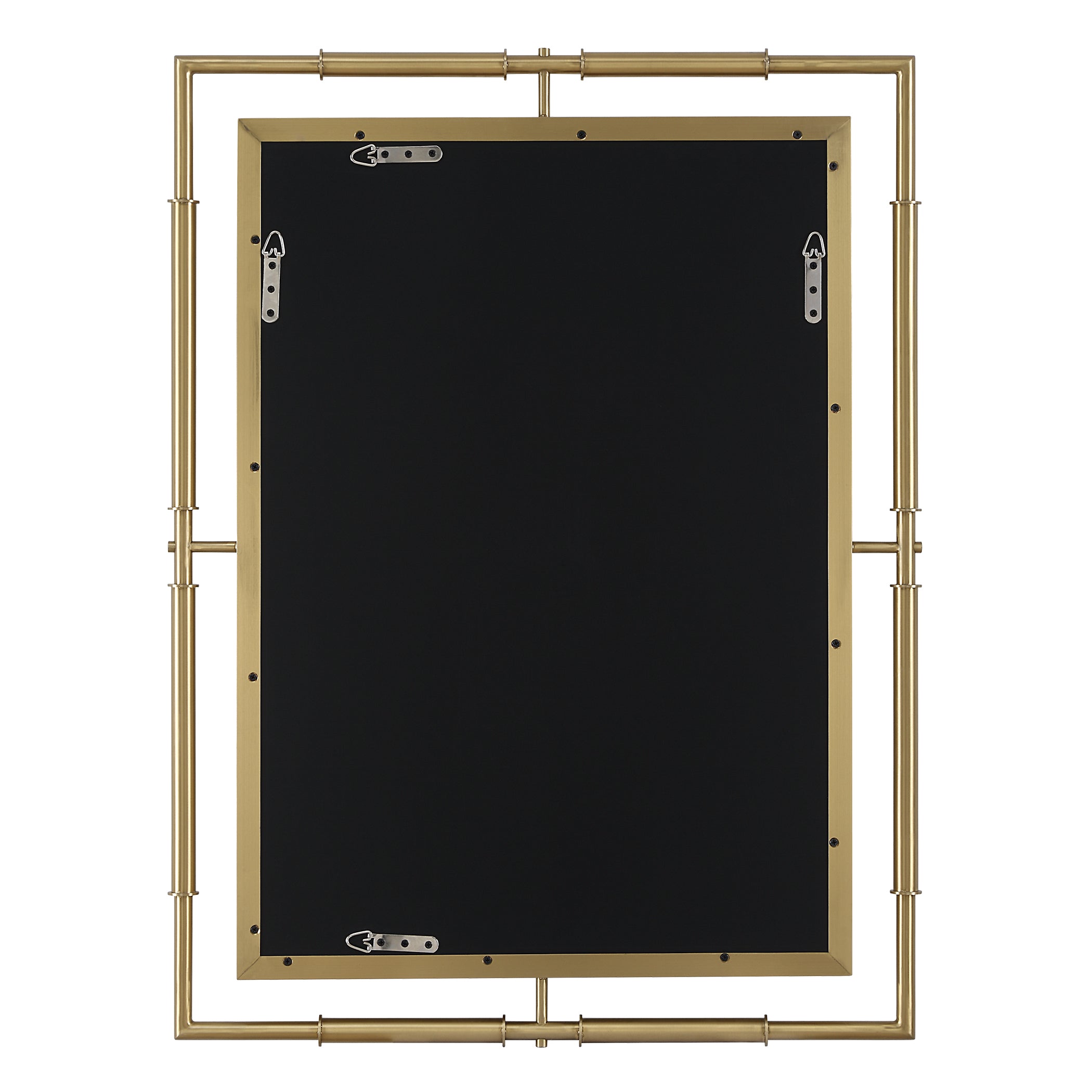 Uttermost Home Decor Uttermost It's All Connected Rectangle Brass Mirror