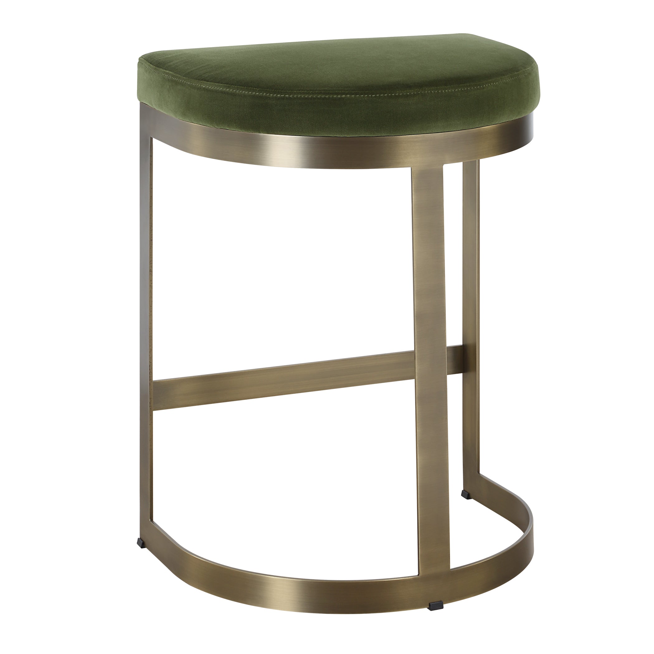 Uttermost Home Decor Uttermost Ivanna Brass Moss Counter Stool