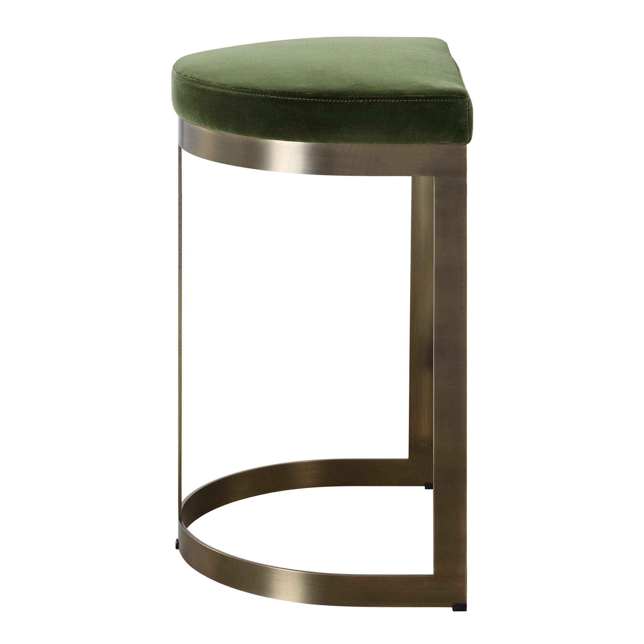 Uttermost Home Decor Uttermost Ivanna Brass Moss Counter Stool