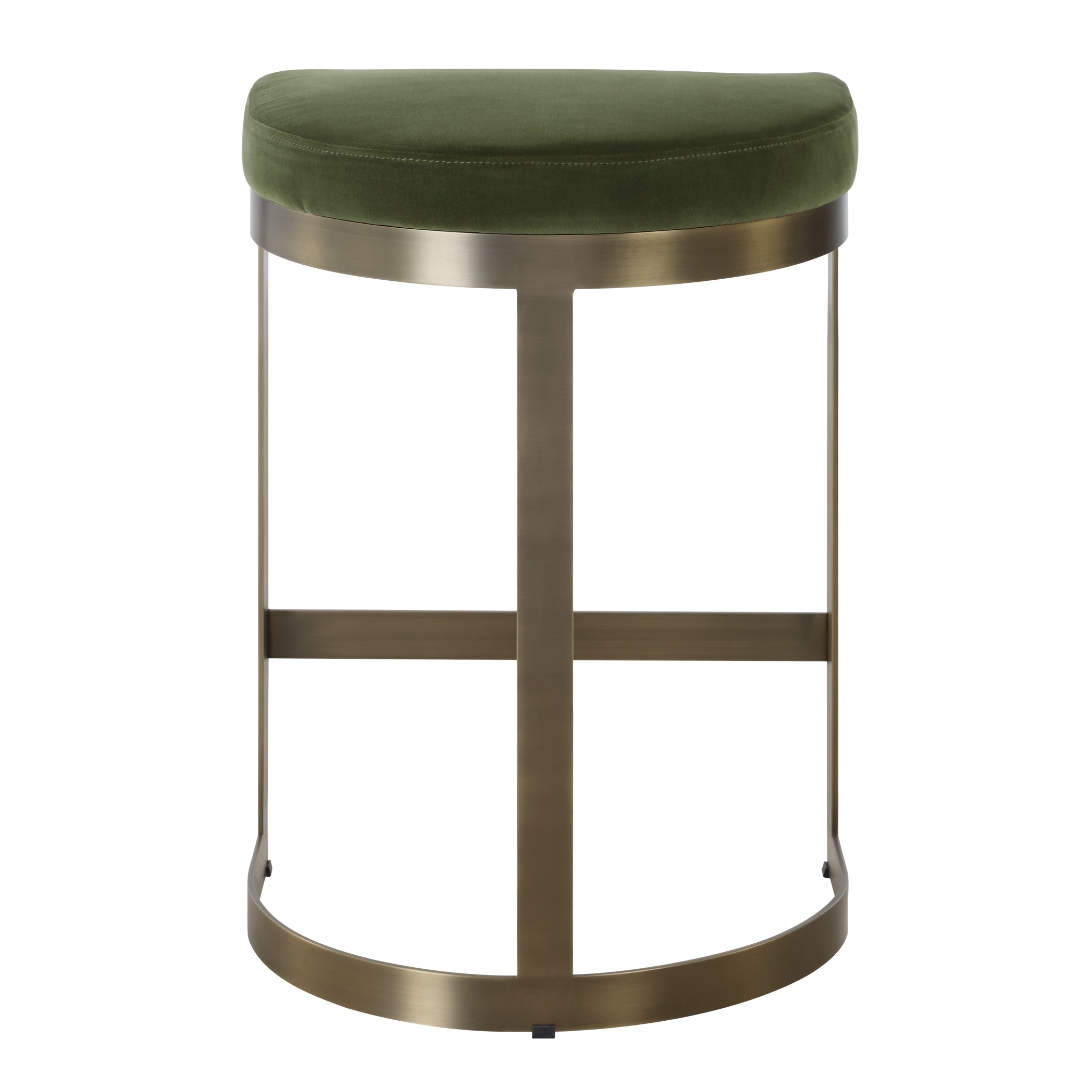 Uttermost Home Decor Uttermost Ivanna Brass Moss Counter Stool