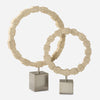 Uttermost Home Decor Uttermost Ivory Fusion Stone Rings, S/2