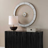 Uttermost Home Decor Uttermost Ivory Halo Minimalist Wall Clock