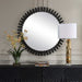 Uttermost Home Decor Uttermost Jael Round Iron Bands Mirror