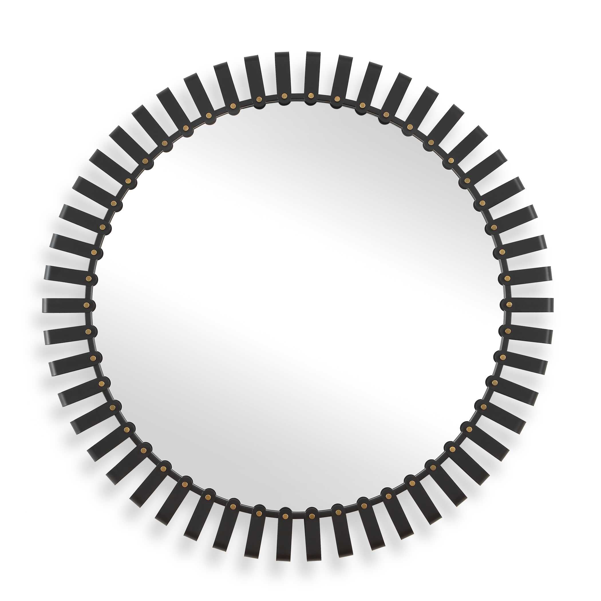 Uttermost Home Decor Uttermost Jael Round Iron Bands Mirror