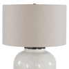 Uttermost Lighting Uttermost Jarret Glaze White Table Lamp