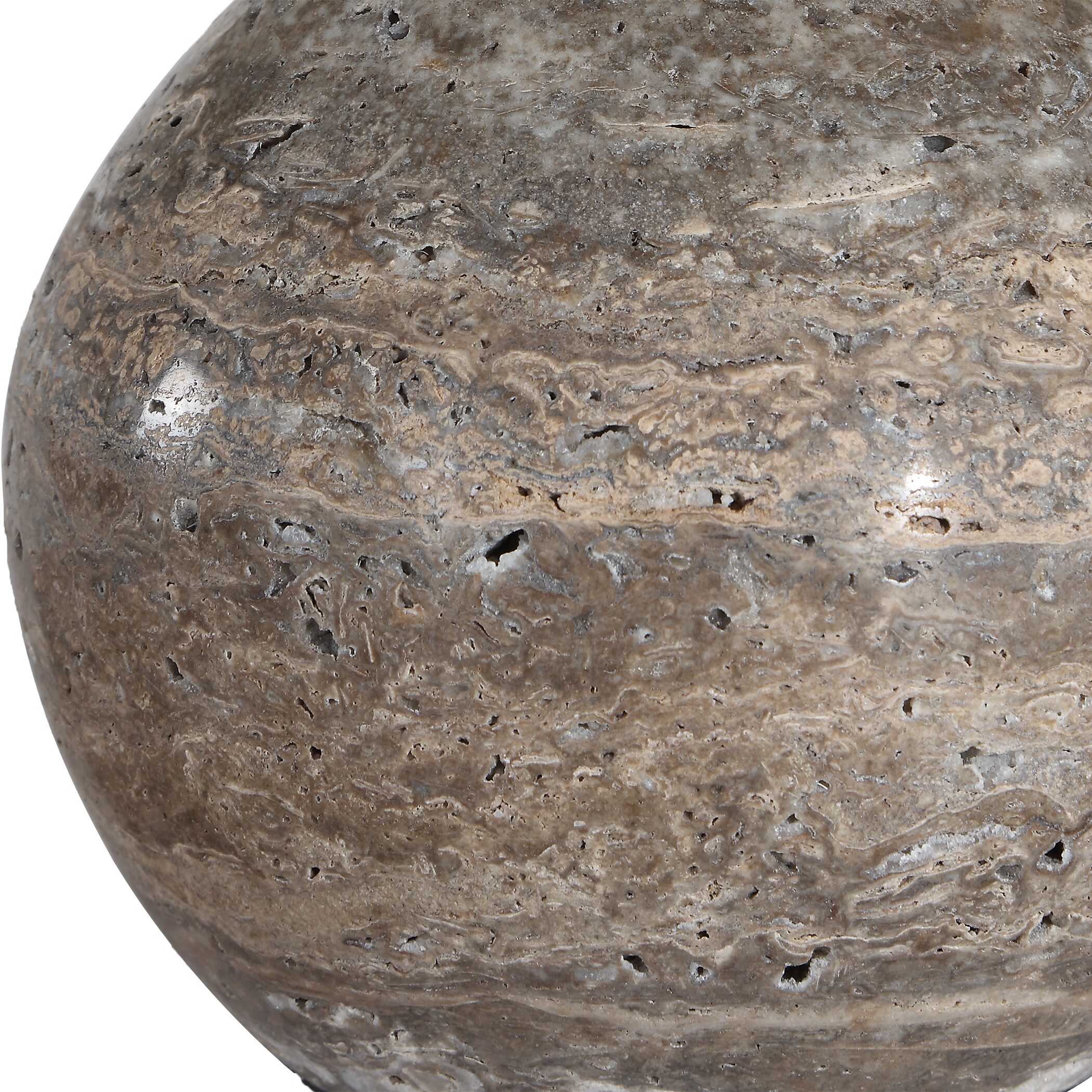 Uttermost Lighting Uttermost Jaycee Dark Travertine Buffet Lamp