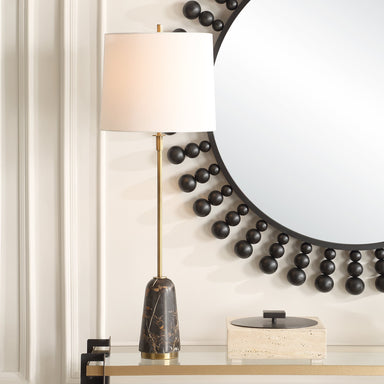 Uttermost Lighting Uttermost Jenson Black Marble Buffet Lamp