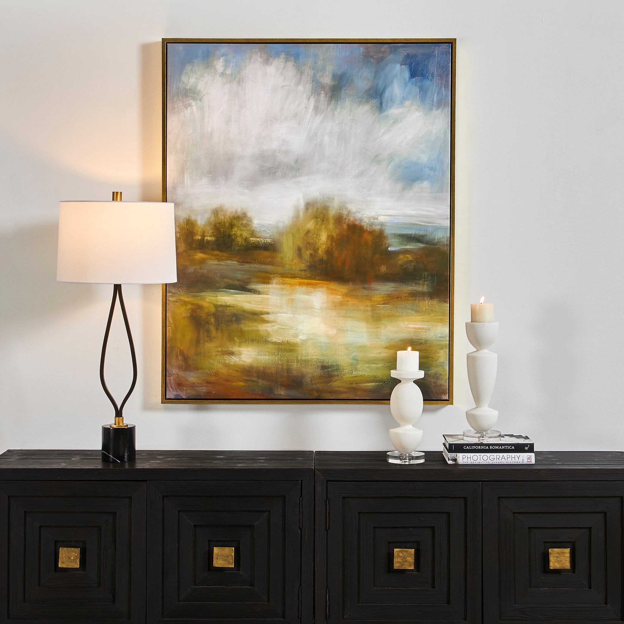 Uttermost Home Motor Freight - To be Quoted Uttermost John's Field Framed Landscape Art