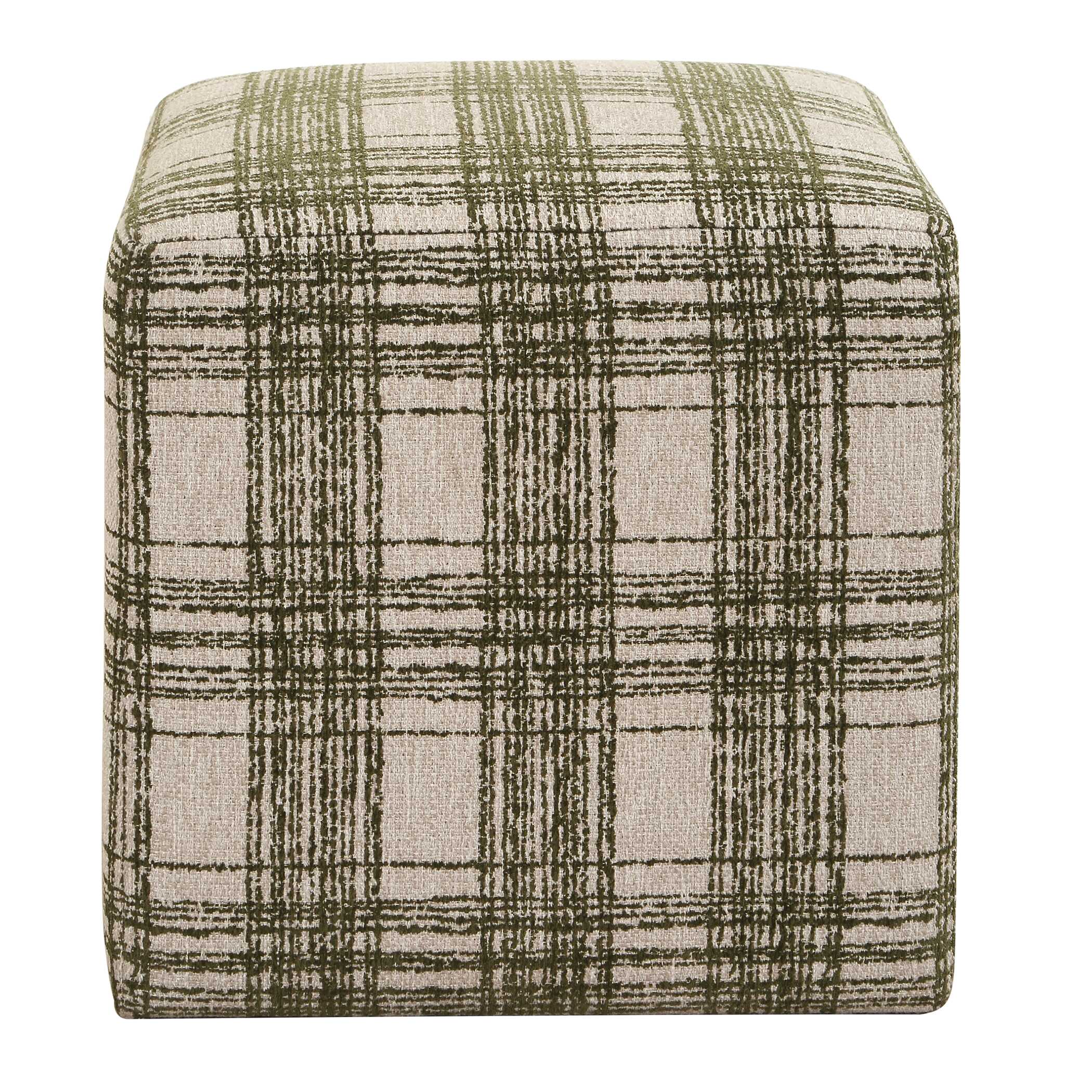 Uttermost Uttermost Joie Ireland Plaid Ottoman