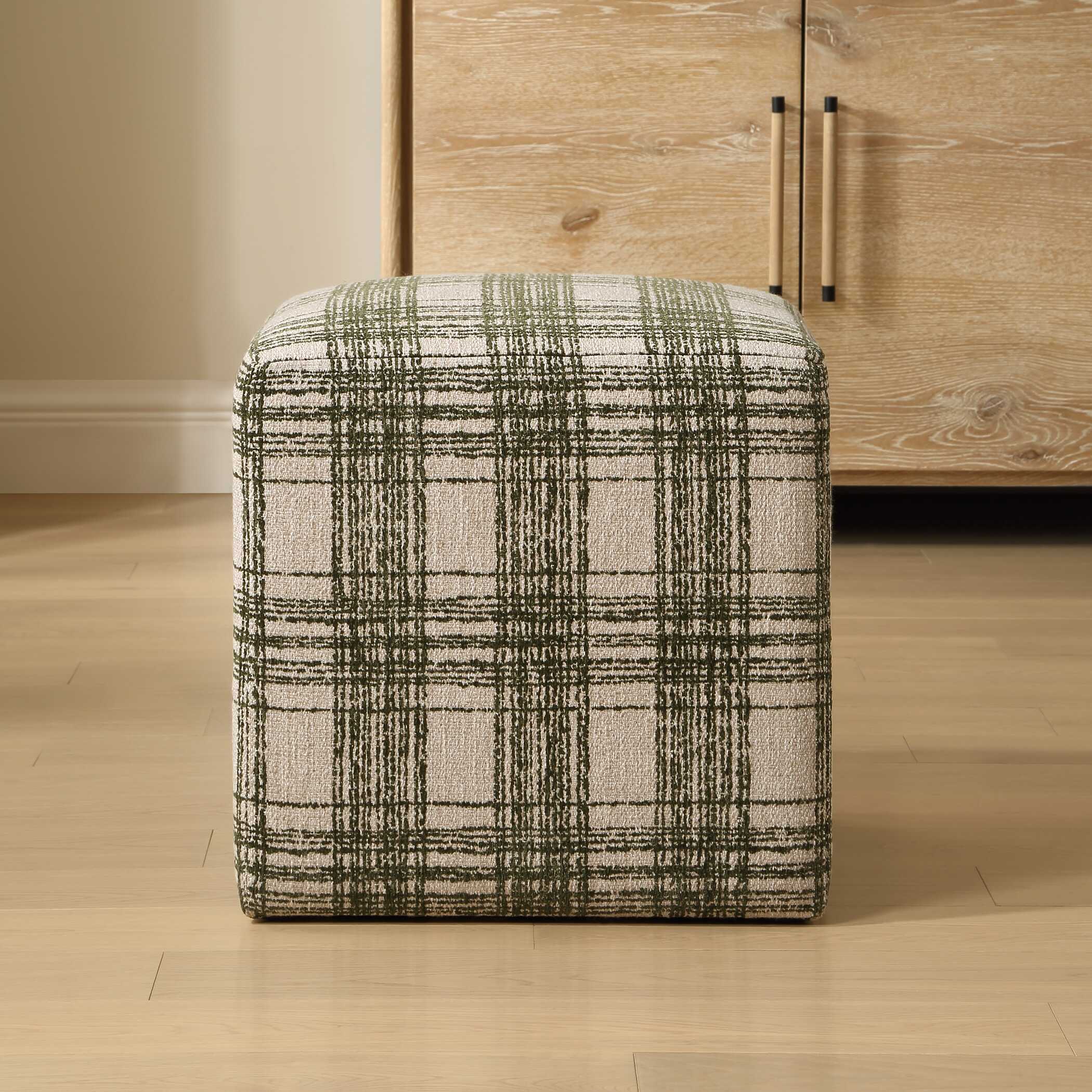 Uttermost Uttermost Joie Ireland Plaid Ottoman