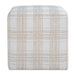 Uttermost Furniture Uttermost Joie Porcelain Plaid Ottoman