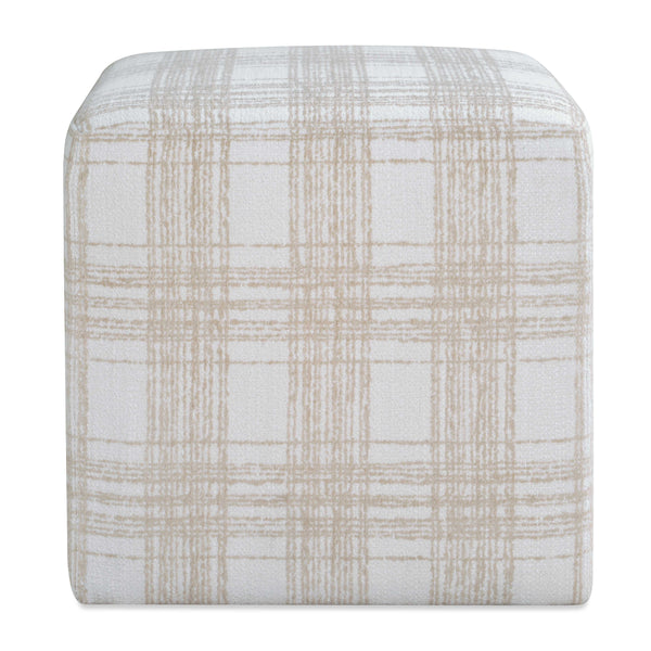 Uttermost Furniture Uttermost Joie Porcelain Plaid Ottoman
