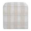 Uttermost Furniture Uttermost Joie Porcelain Plaid Ottoman