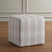 Uttermost Furniture Uttermost Joie Porcelain Plaid Ottoman