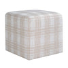 Uttermost Furniture Uttermost Joie Porcelain Plaid Ottoman