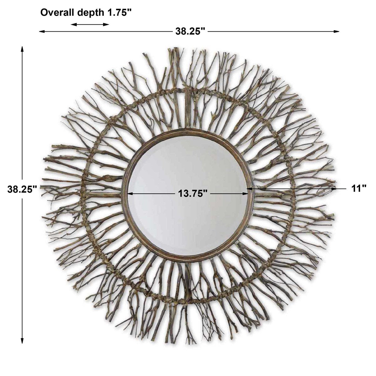 Uttermost Home Oversize - Rate to be Quoted Uttermost Josiah Round Mirror